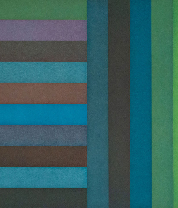 SOL LEWITT "BANDS: GREEN" 1991