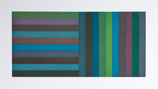SOL LEWITT "BANDS: GREEN" 1991