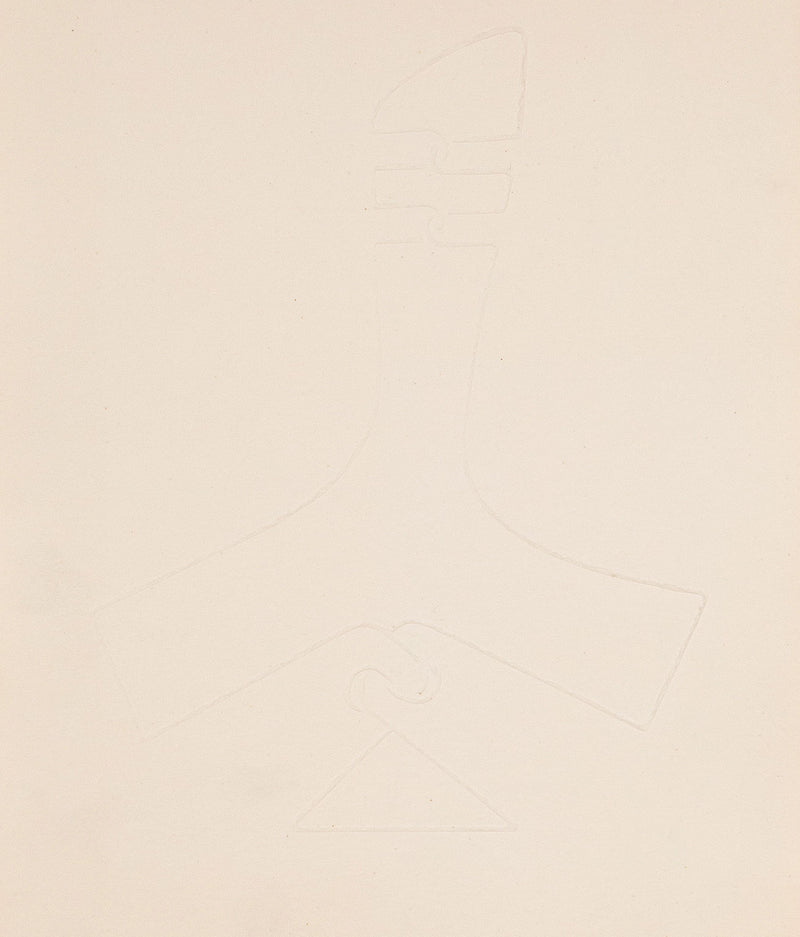 SOREL ETROG "GHOST" INTAGLIO, 1969