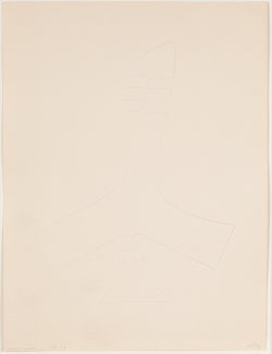 SOREL ETROG "GHOST" INTAGLIO, 1969