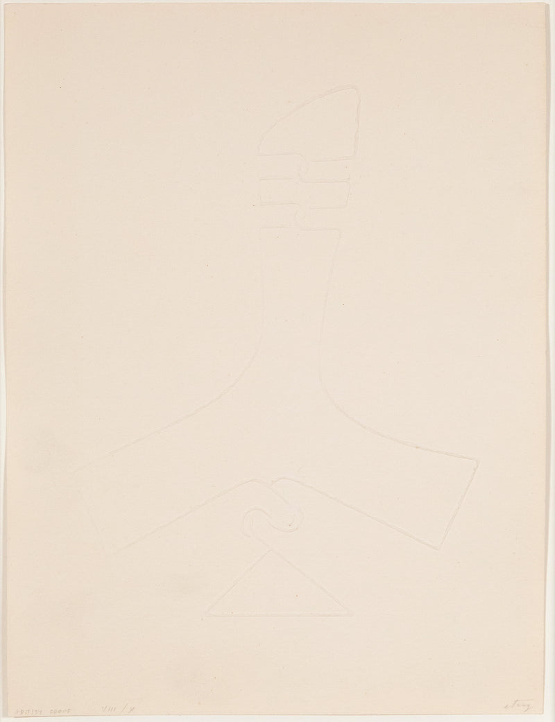 SOREL ETROG "GHOST" INTAGLIO, 1969