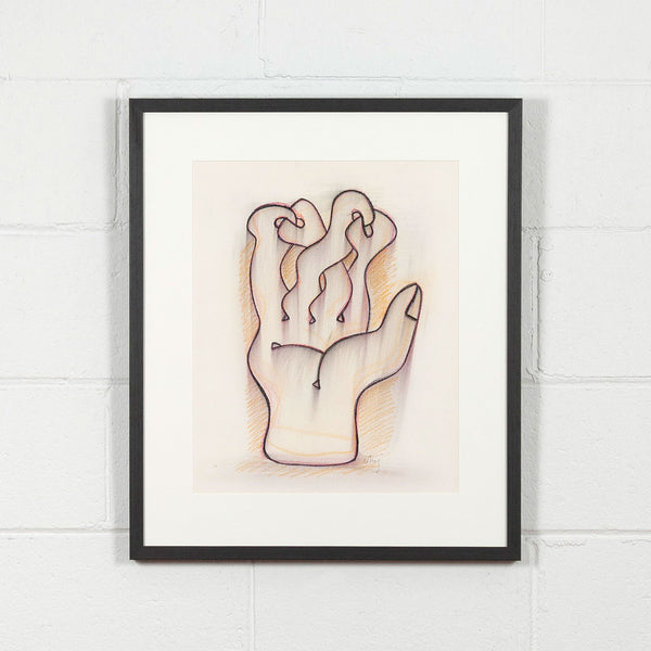 Sorel Etrog  hand watercolor drawing Caviar20