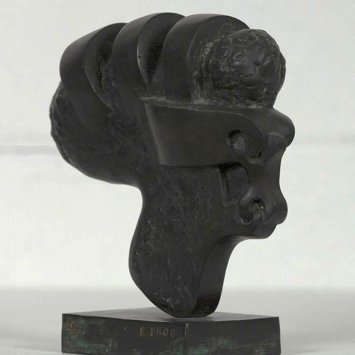 Sorel Etrog Key Head Bronze Small sculpture Caviar20