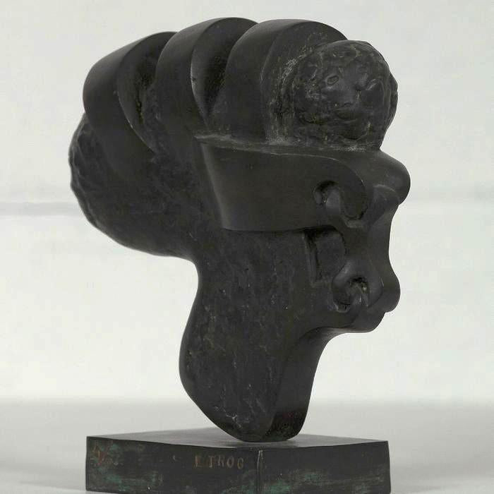 Sorel Etrog Key Head Bronze Small sculpture Caviar20