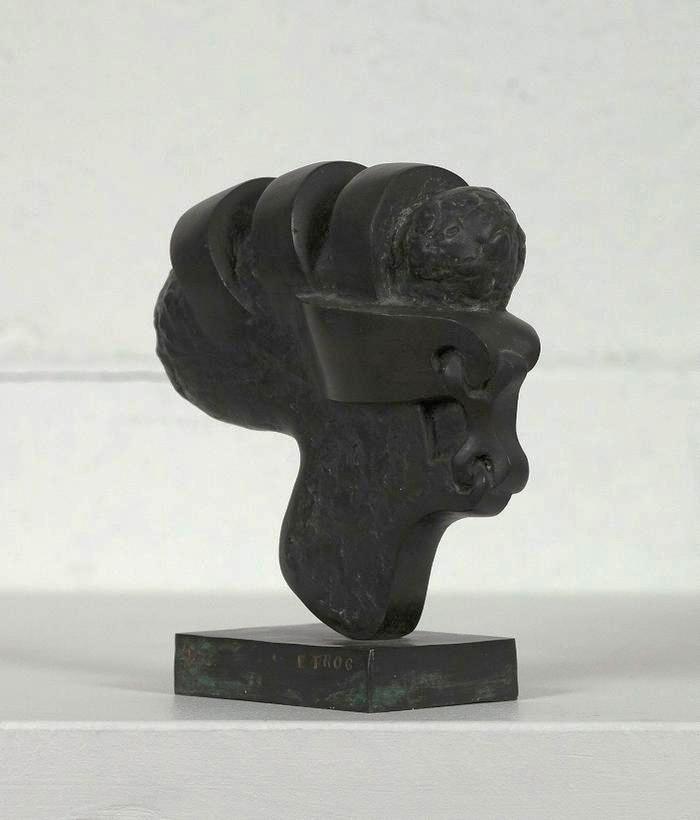 Sorel Etrog Key Head Bronze Small sculpture Caviar20