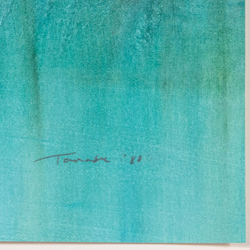 TAKAO TANABE "SHORELINE" WATERCOLOR, 1980
