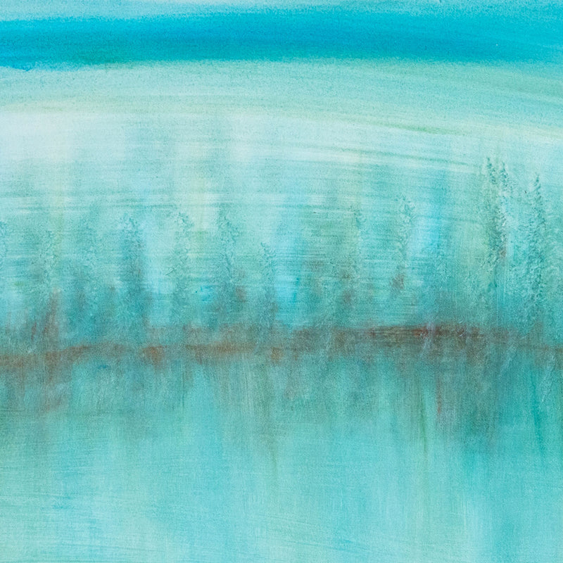 TAKAO TANABE "SHORELINE" WATERCOLOR, 1980