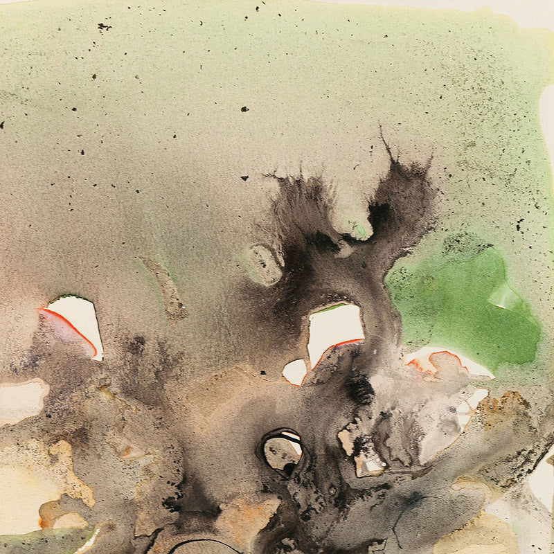 TOM HODGSON "HALLOWEEN" WATERCOLOR, 1963