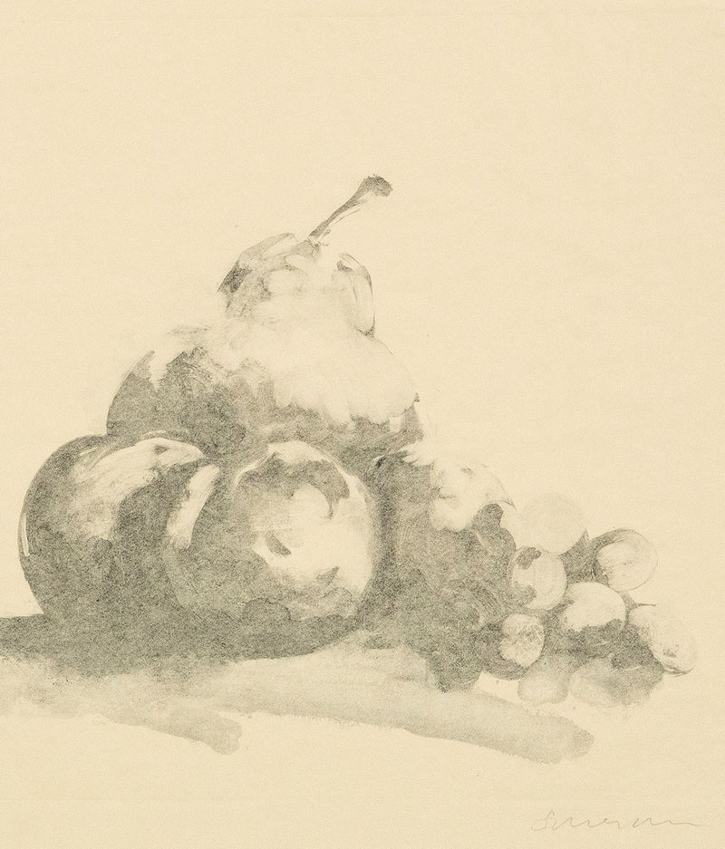 Tony Scherman, Fruit, Monoprint, 1999, Caviar 20