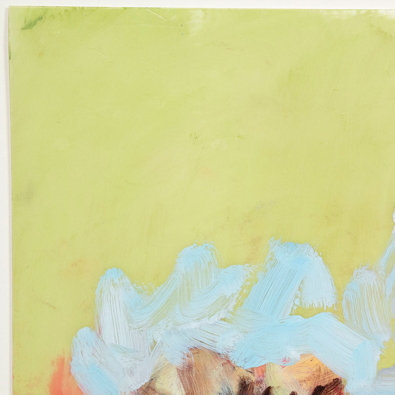 Tony Scherman, Peonies, Encaustic painting, 2003, Caviar 20, close-up detail