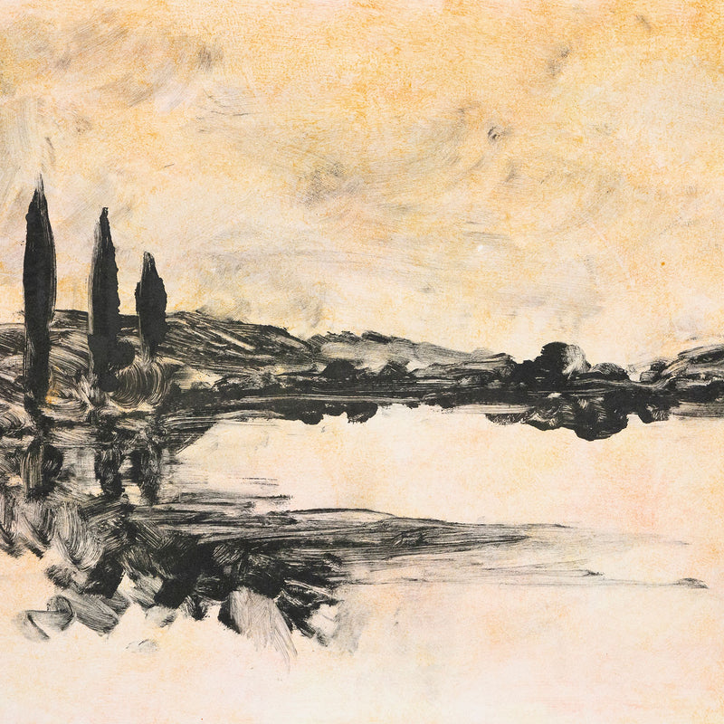 Tony Scherman, Landscape, Monoprint, 2003, Caviar 20, Canadian Artist