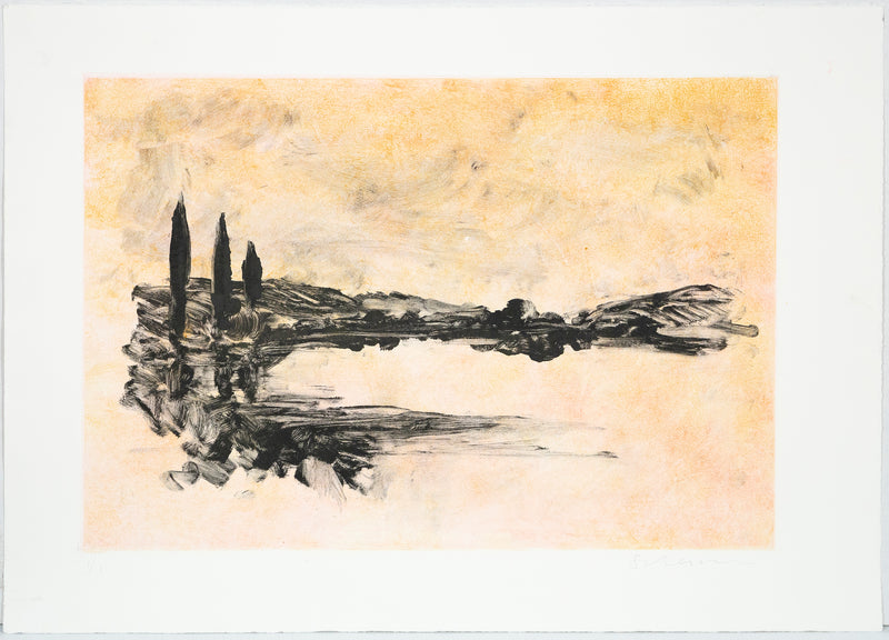 Tony Scherman, Landscape, Monoprint, 2003, Caviar 20, Canadian Artist