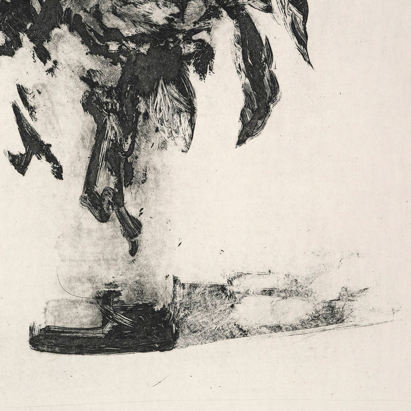 Tony Scherman, Bouquet, Aquatint, 2001, limited edition, close-up