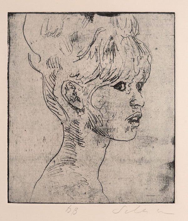 Tony Scherman, Brigitte Bardot, Etching, 1999, Caviar20