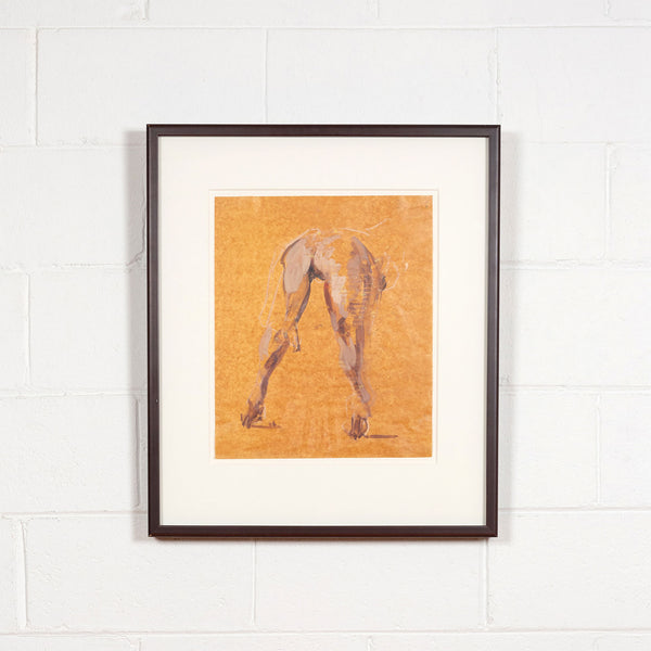 Tony Scherman, La Sale Autrichienne, 1998, Caviar 20, shown framed and exhibited on white brick wall