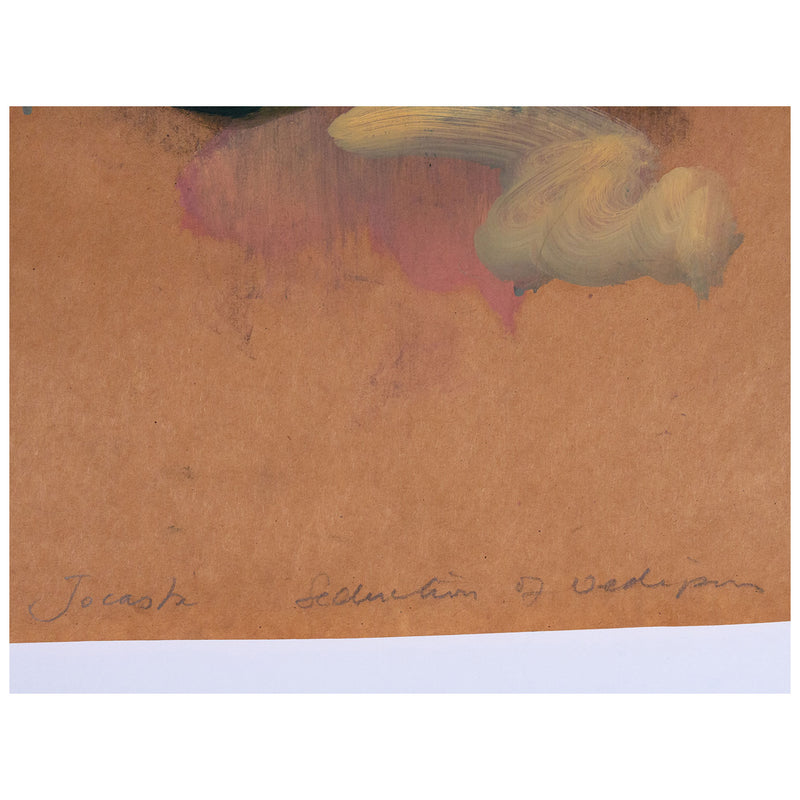 Tony Scherman, Jocasta (Blue), Oil and mixed media on paper, 2003, Caviar20