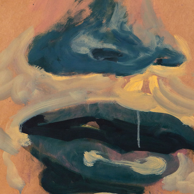 Tony Scherman, Jocasta (Blue), Oil and mixed media on paper, 2003, Caviar20