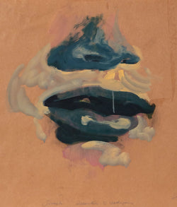 Tony Scherman, Jocasta (Blue), Oil and mixed media on paper, 2003, Caviar20