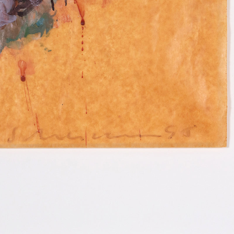 Tony Scherman, Vendei, Encaustic on wax paper, 1998, Caviar20