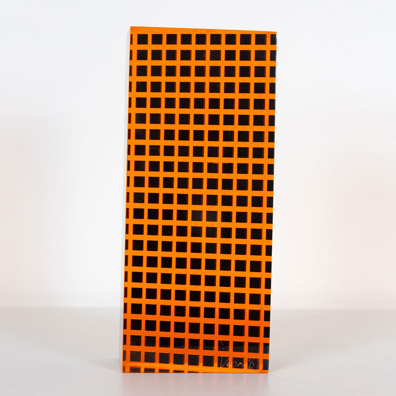 Vasa Mihich, LACMA Brick Orange, Acrylic, 1981, Caviar20