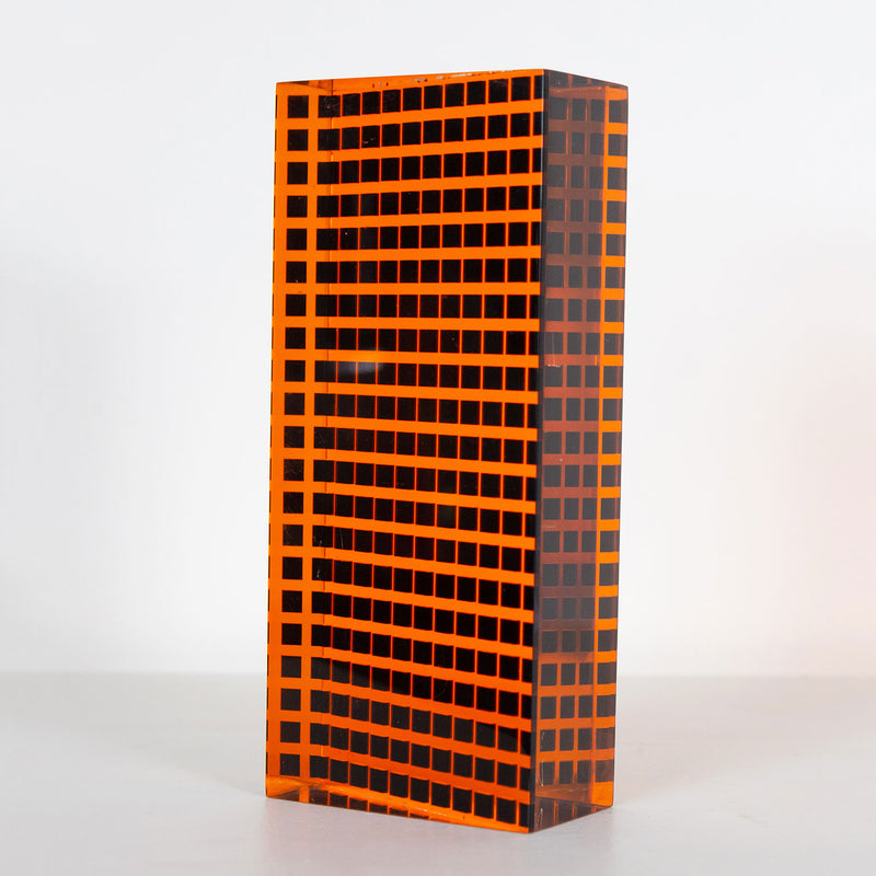 Vasa Mihich, LACMA Brick Orange, Acrylic, 1981, Caviar20