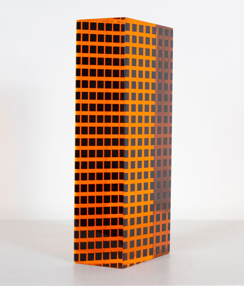 Vasa Mihich, LACMA Brick Orange, Acrylic, 1981, Caviar20