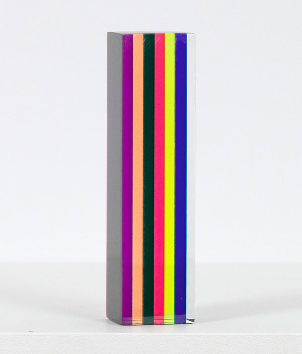 Vasa Mihich acrylic sculpture Caviar20 rainbow 
