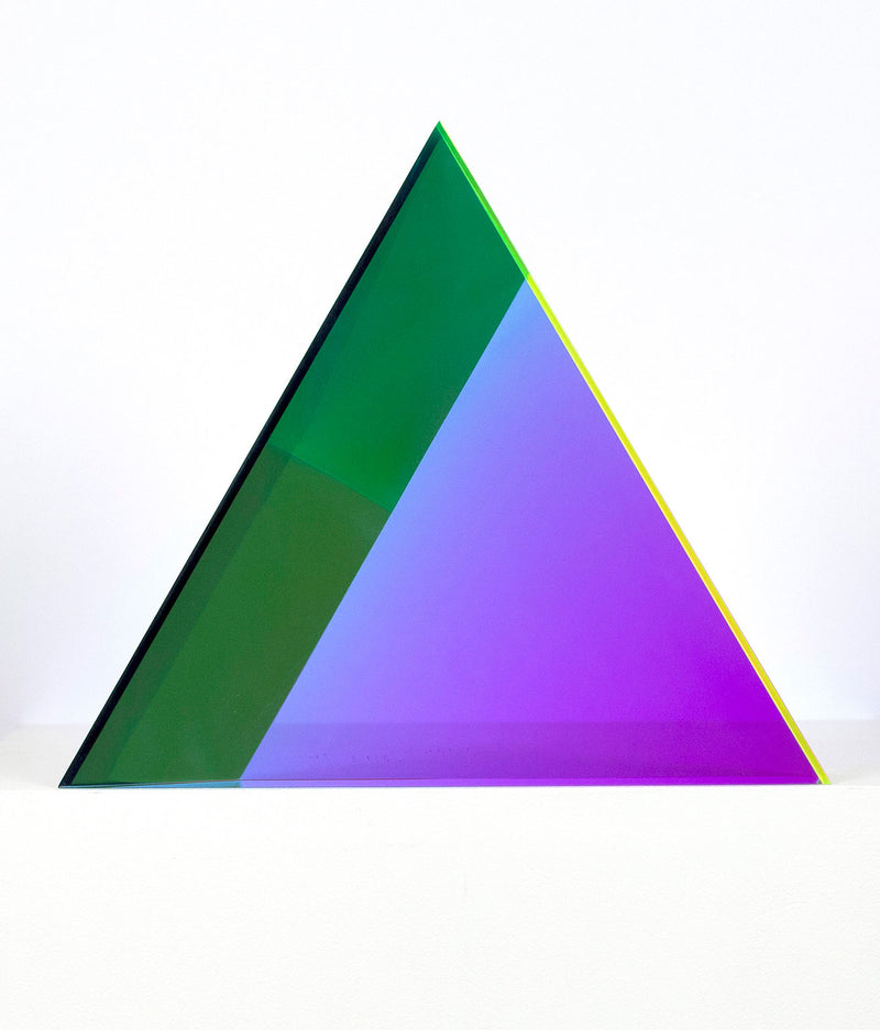 Vasa Mihich acrylic triangle sculpture Caviar20