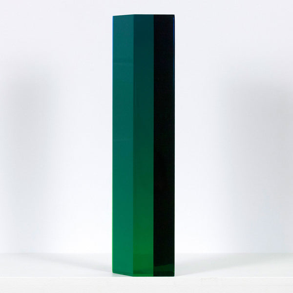 Vasa Mihich, Jade Parallelogram, Acrylic, 2017, Caviar20, Caviar20 sculptures