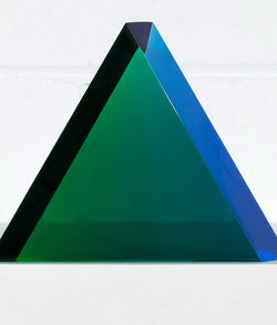 Caviar20 Vasa acrylic Jade triangle sculpture art