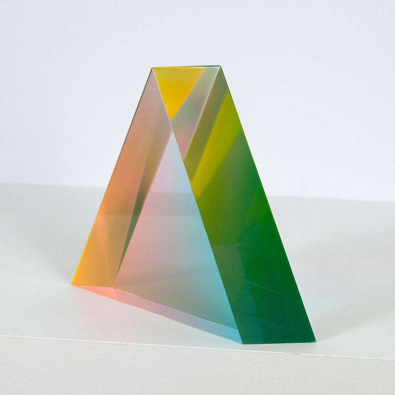 Vasa Mihich Pastel Triangle acrylic sculpture 1992 Caviar20