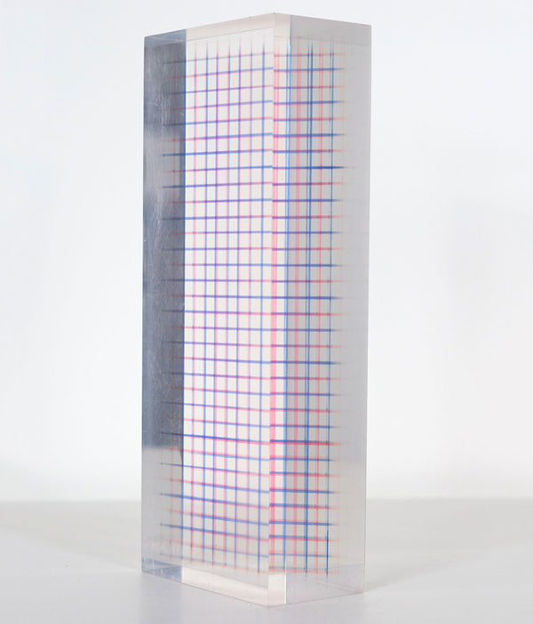 Vasa Mihich, Plaid Ghost, Acrylic Sculpture, 1980, Caviar20