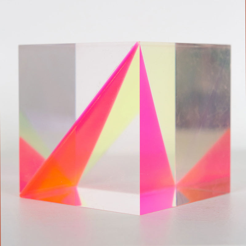 Vasa Mihich, Sunshine Cube, Acrylic Sculpture, 1987, Caviar20