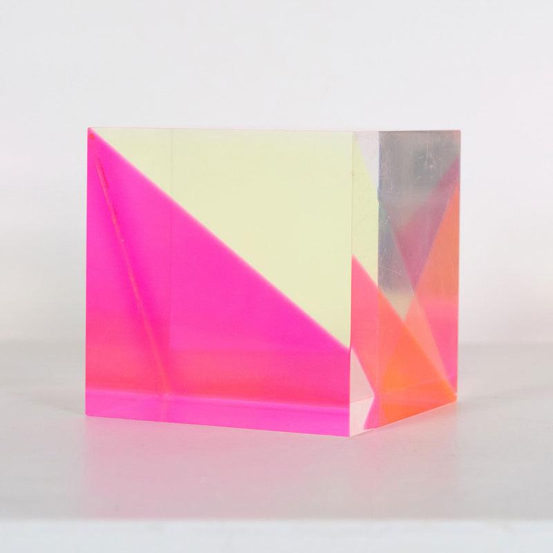 Vasa Mihich, Sunshine Cube, Acrylic Sculpture, 1987, Caviar20