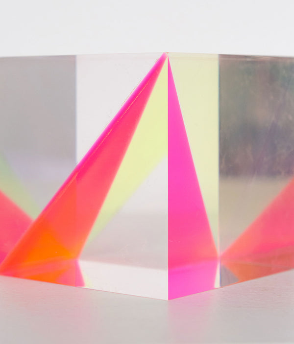 Vasa Mihich, Sunshine Cube, Acrylic Sculpture, 1987, Caviar20