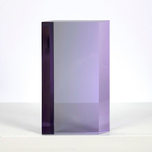 Vasa Mihich acrylic sculpture Caviar20  purple