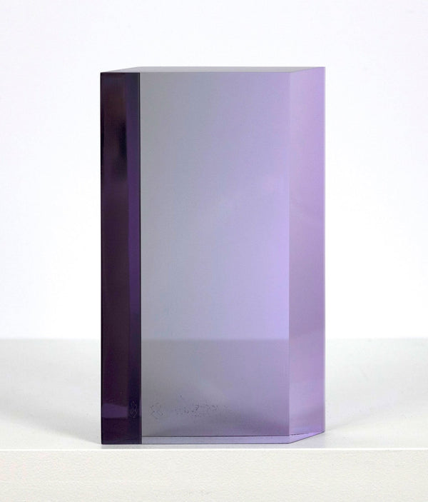 Vasa Mihich acrylic sculpture Caviar20  purple