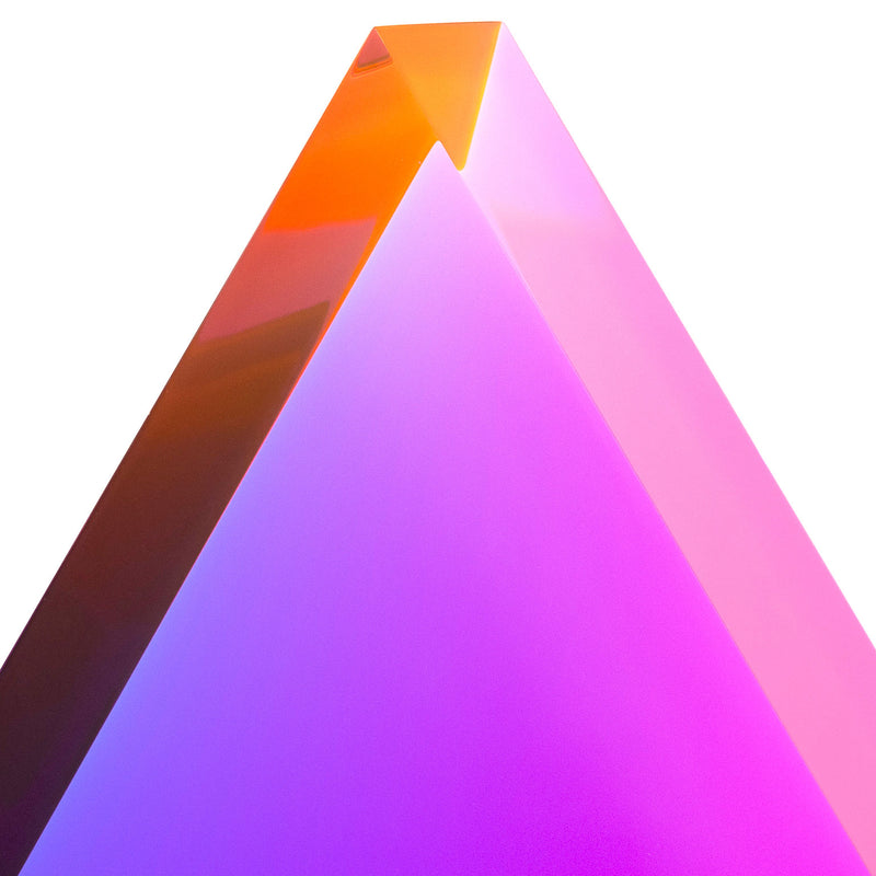 Vasa Mihich Tequila Sunrise Triangle II sculpture acrylic Caviar20
