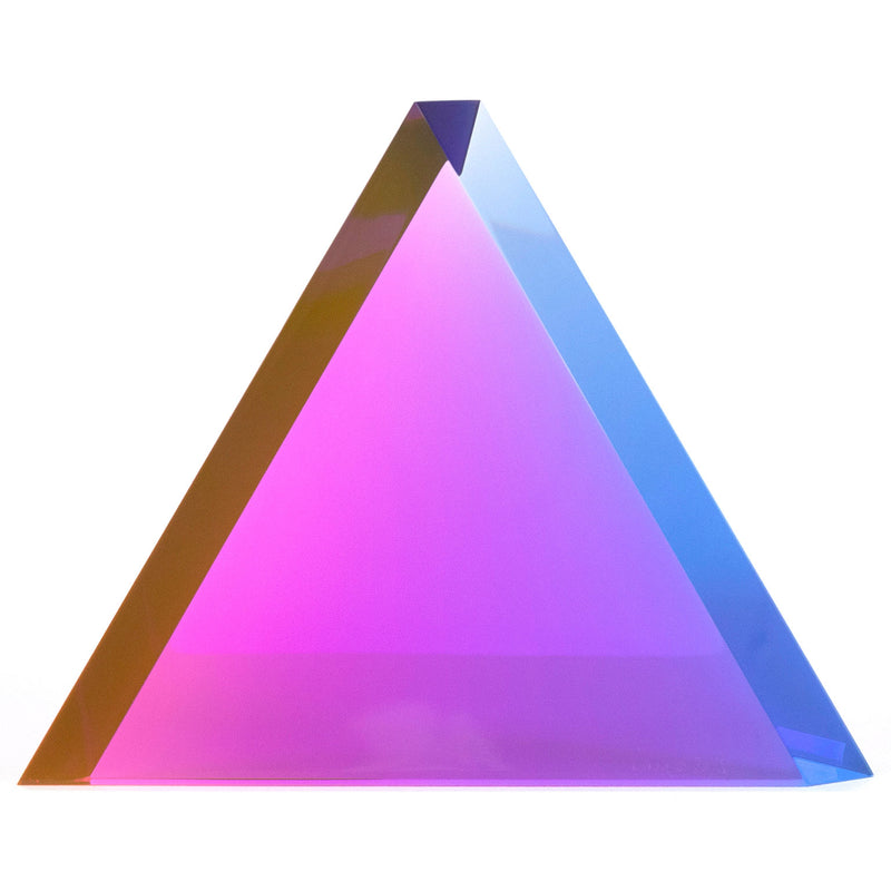 Vasa Mihich Tequila Sunrise Triangle II sculpture acrylic Caviar20