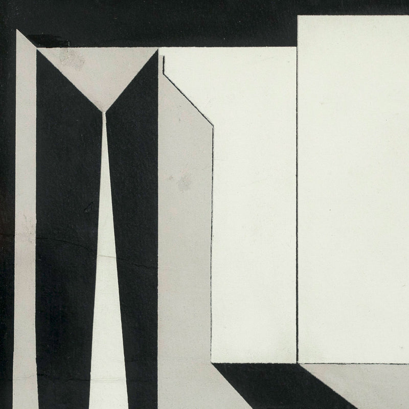 VICTOR VASARELY "AKKA" GOUACHE, 1949