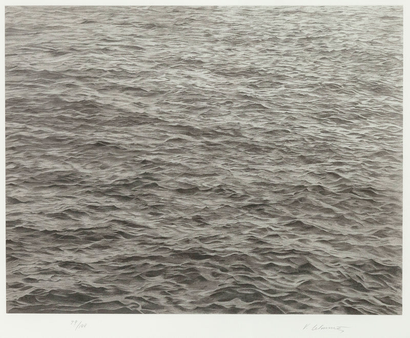 Vija Celmins Ocean with Cross #1 2005 photograph Caviar20