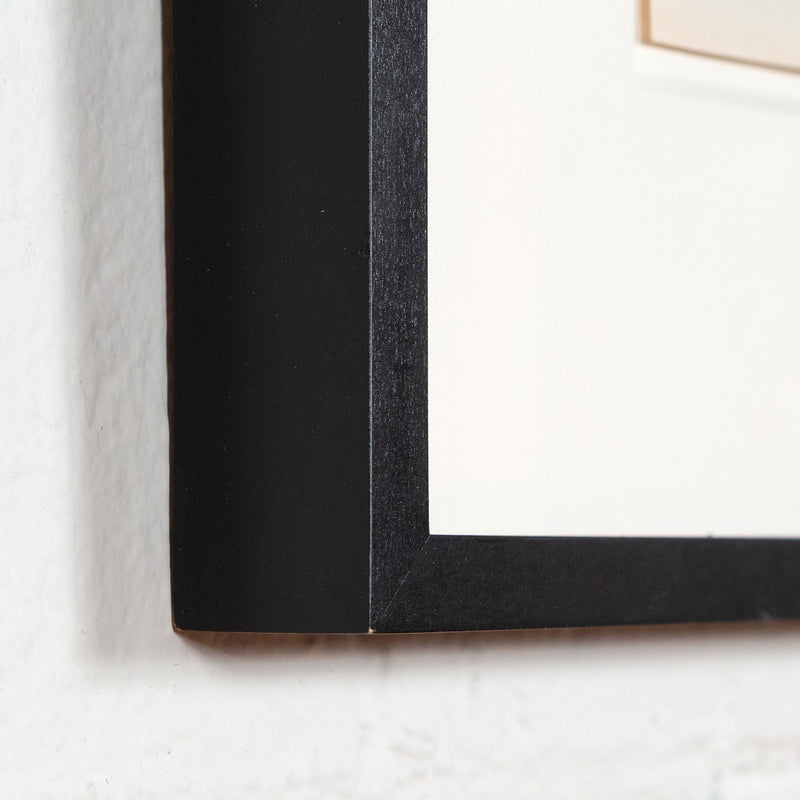 Wade Guyton, A 39 J, Epson DURAbrite inkjet on book page, 2007, Caviar 20, closeup of frame