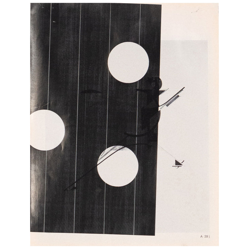 Wade Guyton, A 39 J, Epson DURAbrite inkjet on book page, 2007, Caviar 20