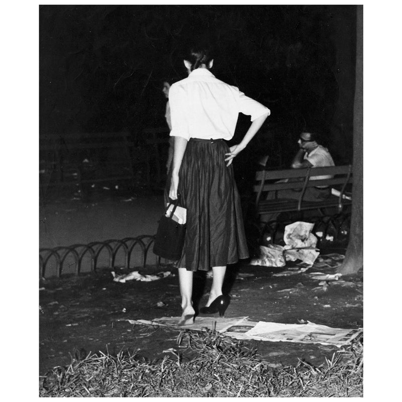 Weegee black and white photograph Girl with a problem 1940 Caviar20