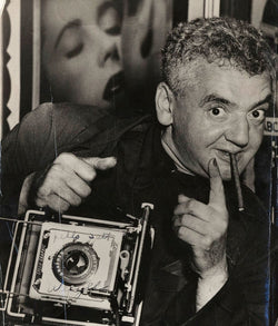 Weegee photography Caviar20 self portrait 1950