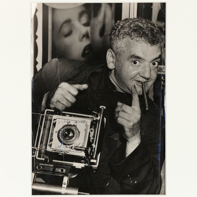 Weegee photography Caviar20 self portrait 1950