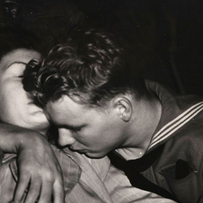 weegee caviar20 sailor girl kissing photograph