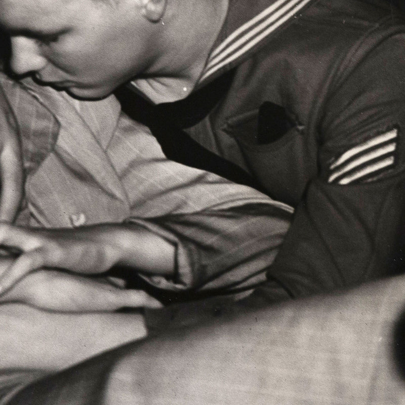 weegee caviar20 sailor girl kissing photograph