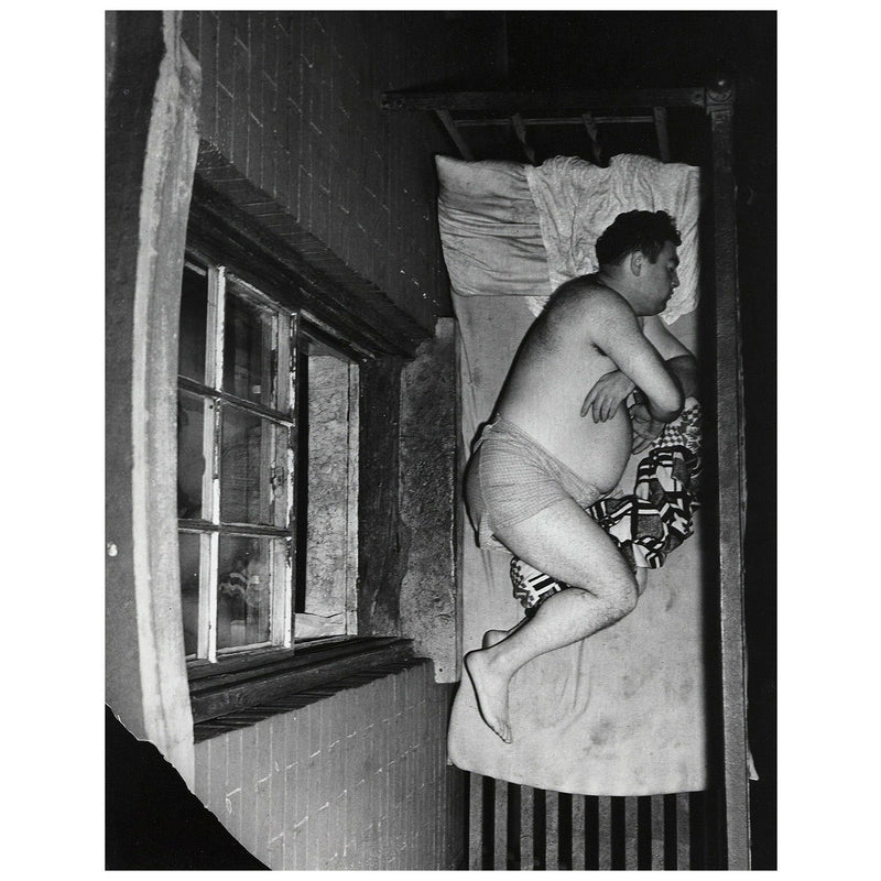 Weegee photography Caviar20 tenement sleeping 1950