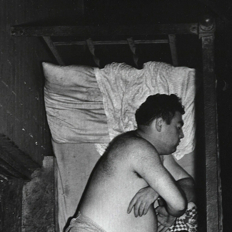 Weegee photography Caviar20 tenement sleeping 1950